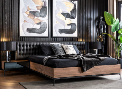 Bed Luxury Beds 160x200 cm Double bed Luxury furniture in a modern style